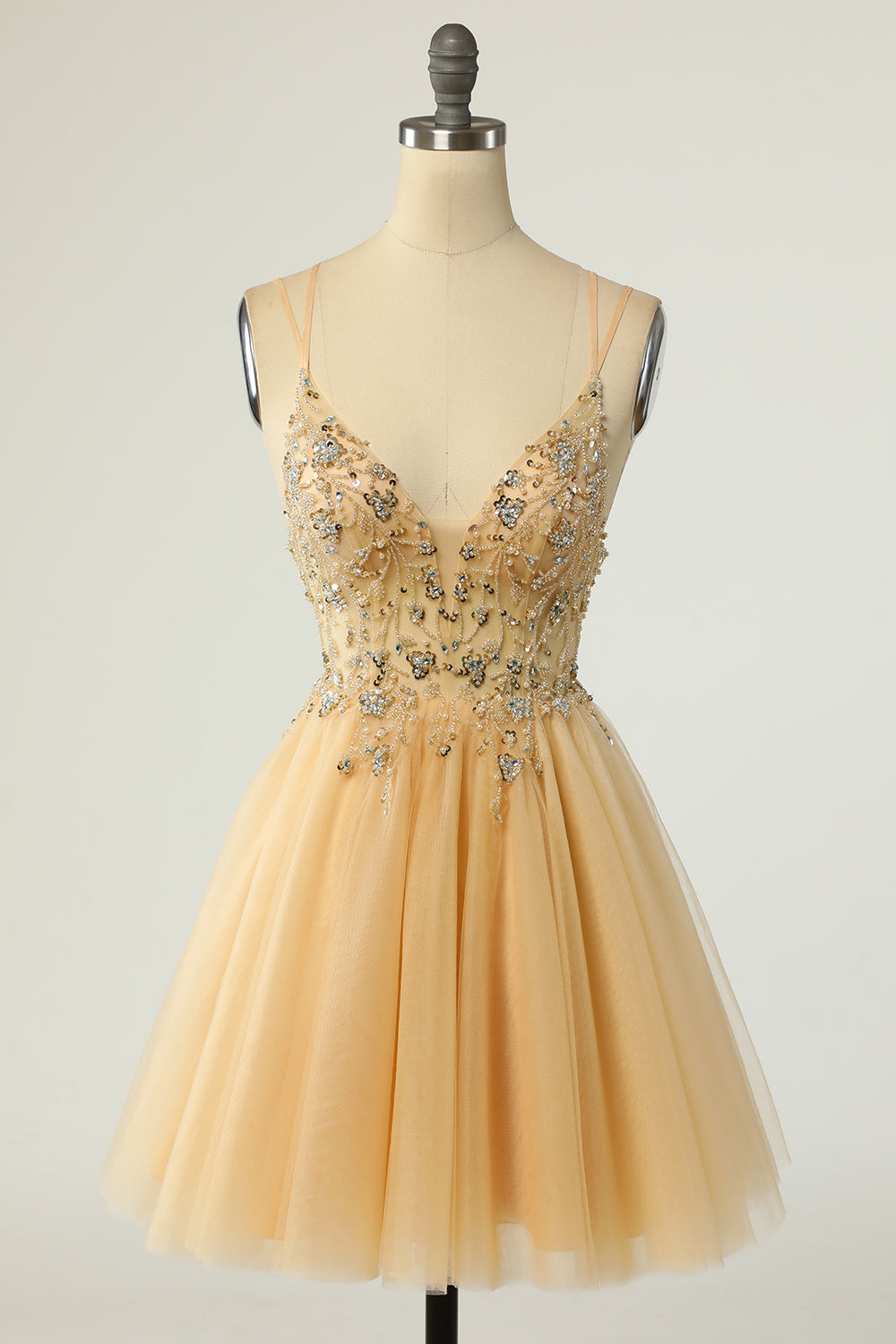 slim fit dress slacks Gold Lace Homecoming Dresses Knee Length Vintage Short Prom Dresses ARD1370