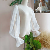 Detachable Lantern Sleeves for Wedding Dress SL3001