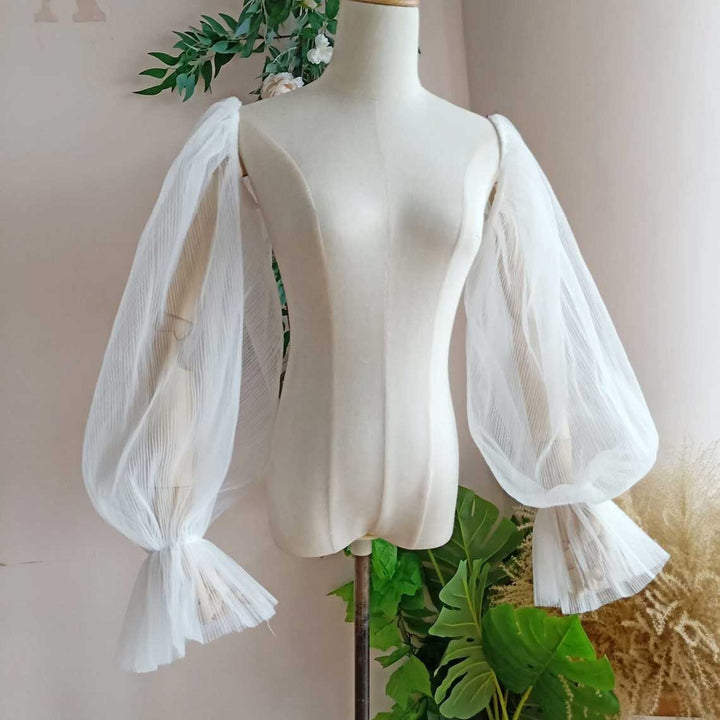 Detachable Lantern Sleeves for Wedding Dress SL3001