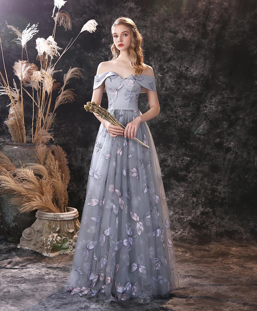 Gray Maxi Long Butterfly Formal Prom Evening Dress EN3901 Size 2 Gray Maxi Long Butterfly Formal Prom Evening Dress EN3901 Size 2