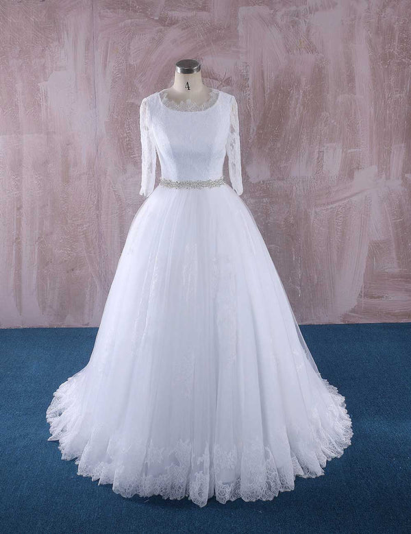 Lace Debutante Ball Gown Dress DB3001