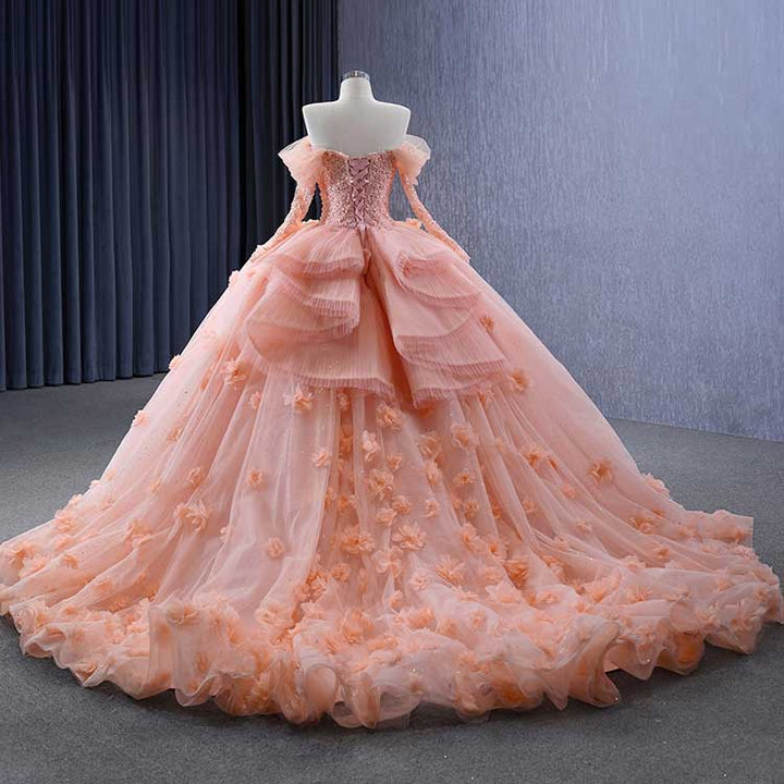 Off the Shoulder Ball Gown Quinceanera Dress | RS231096
