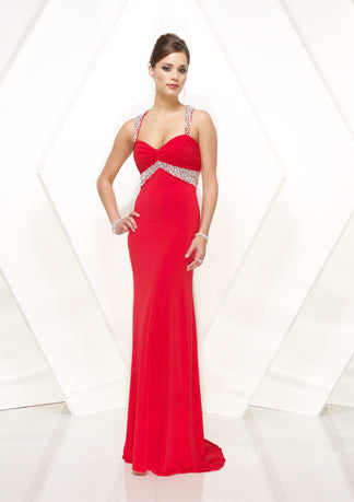 Elegant Red Formal Prom Evening Dress with Straps HB130A Size 14 / Red Elegant Red Formal Prom Evening Dress with Straps HB130A Size 14 / Red
