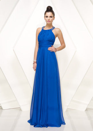 Grecian Blue Halter Formal Prom Evening Dress HB138A Size 4 / Other Grecian Blue Halter Formal Prom Evening Dress HB138A Size 4 / Other