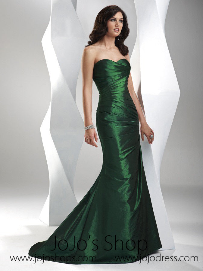 Forest Green Sweetheart Fit and Flare A-Line Formal Prom Evening Dress Size 8 / Green Forest Green Sweetheart Fit and Flare A-Line Formal Prom Evening Dress Size 8 / Green