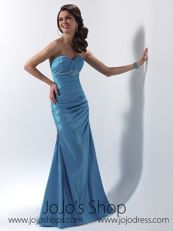 Blue Strapless Graduation Prom Formal Dress HB2013D Size 10 / Other Blue Strapless Graduation Prom Formal Dress HB2013D Size 10 / Other