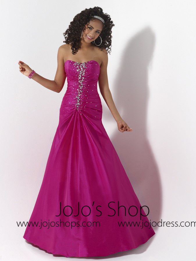 Pink Formal Prom Graduation Evening Dress HB2025B