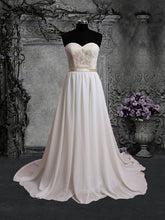 Strapless Lace Chiffon Dress | BS2002