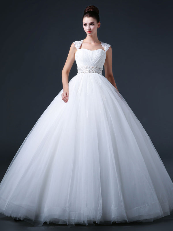 Princess Ball Gown Dress with Keyhole Back CC3009