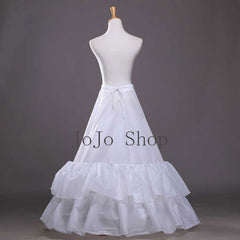 2 Hoop A-line Under Skirt Petticoat for Wedding and Formal Dresses