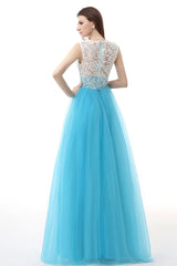 Lace Tulle Formal Prom Evening Dress