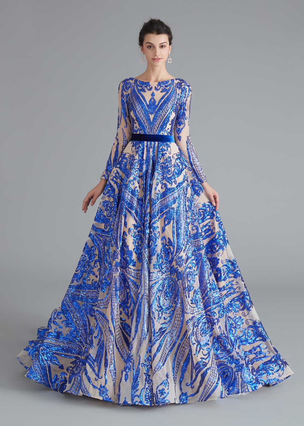 Royal Blue Shimmery Sequin Home Coming Dress Size 10 / Blue Royal Blue Shimmery Sequin Home Coming Dress Size 10 / Blue