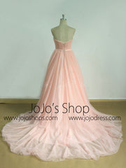 Princess Style Blush Pink Tulle Dress | EE3007