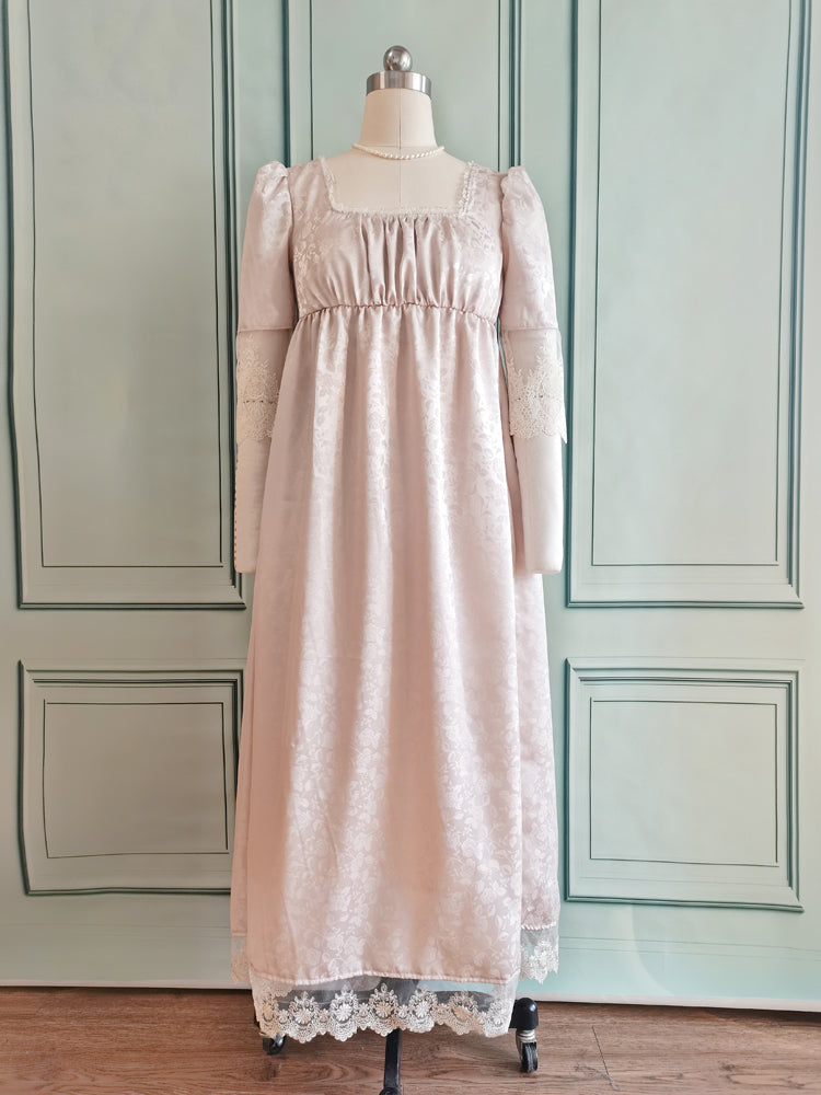 Ivory Bridgeton Regency Style Formal Ball Gown VT1002 Size 8 Ivory Bridgeton Regency Style Formal Ball Gown VT1002 Size 8