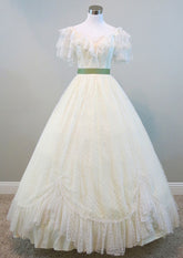Beautiful Civil War Lace Ball Gown AL3017