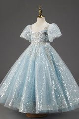 Elsa Princess Girls Formal Evening Dress CL2004