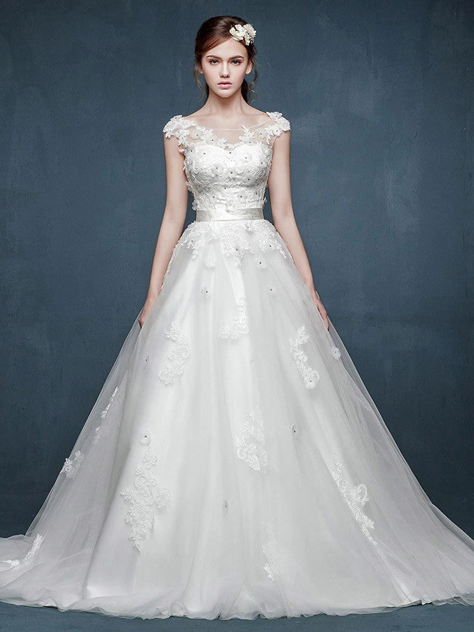 Whimsical Floral Lace A-line Dress Whimsical Floral Lace A-line Dress