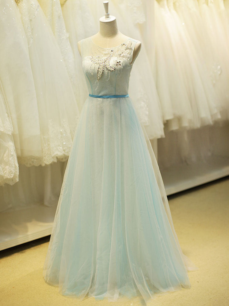 Ice Blue Fairy Tale Formal Prom Evening Dress Size 2 / Blue Ice Blue Fairy Tale Formal Prom Evening Dress Size 2 / Blue