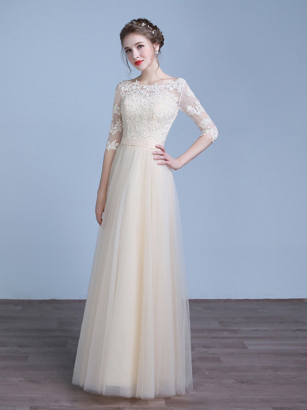 Champagne Floor Length Formal Prom Evening Dress Size 8 / Other Champagne Floor Length Formal Prom Evening Dress Size 8 / Other