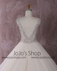 Stunning Tulle Ball Gown Dress with Jeweled Embroideries | QT815006