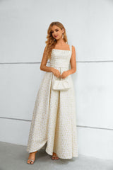 Floral Maxi Long Prom Formal Evening Dress with Side Slit EN5608