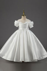 Girls Formal Ball Gown Evening Dress Miniature Wedding Dress CL2006