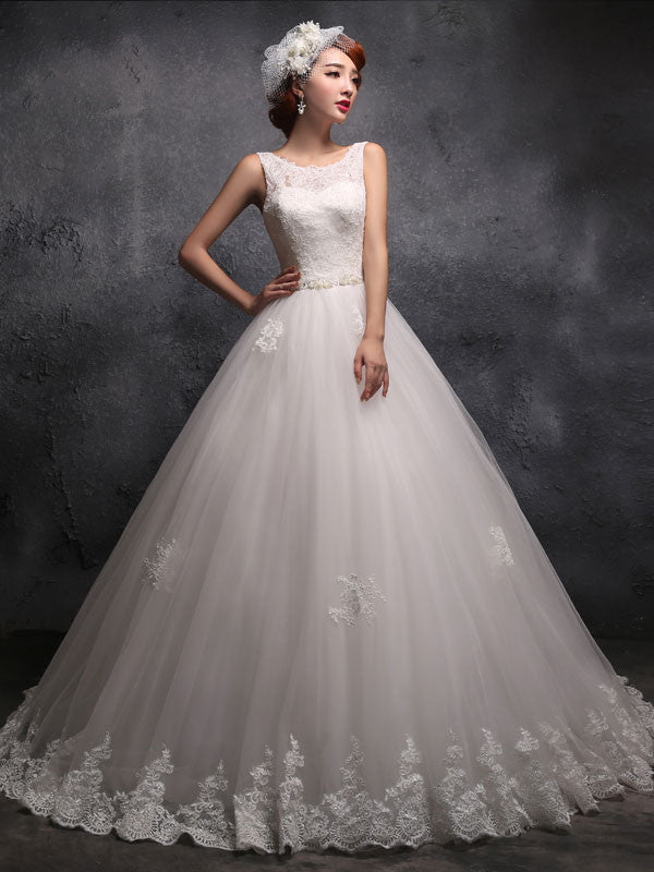 Modest Straps Lace Debutante Ball Gown Dress X025 Custom Size / Ivory Modest Straps Lace Debutante Ball Gown Dress X025 Custom Size / Ivory