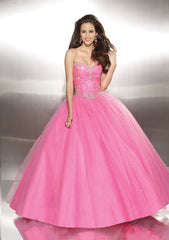 Pink Quinceanera Ball Gown