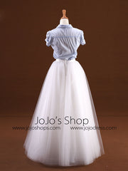 Versatile Plain Tulle Skirt