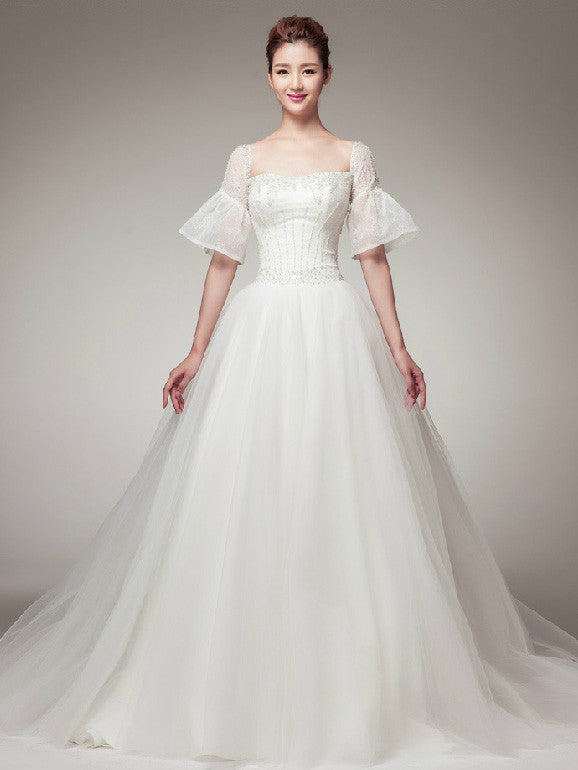 Retro Vintage Style Princess A-Line Dress with Sleeves Size 14 / Other Retro Vintage Style Princess A-Line Dress with Sleeves Size 14 / Other