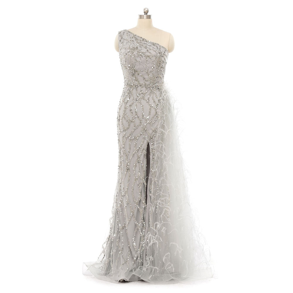 silver maxi formal dress A-line Maxi Metallic Formal Dress COCOMELODY CS0648, Pale Pink