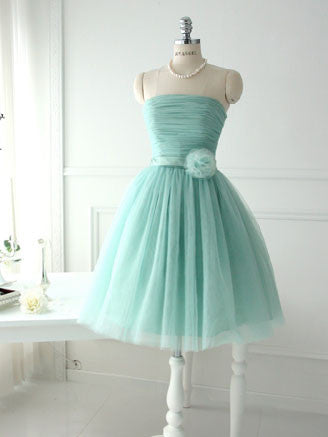 Short mint clearance bridesmaid dresses