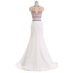 2 Pieces Fitted Maxi Formal Prom Evening Dress EN1003