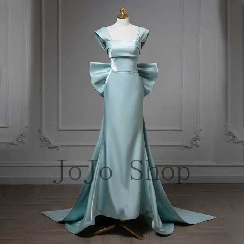 Max Fitted Mermaid Off Shoulder Formal Evening Prom Dress ET3049