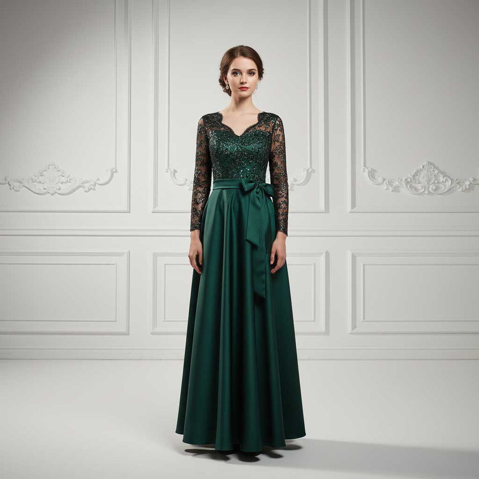 chinese dress ladies Lysandra Gothic Wedding Dress  Black Lace Ball Gown in Green, Purple or  Red
