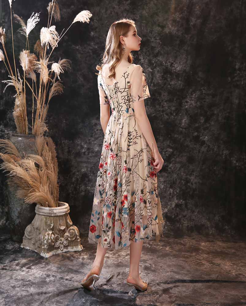 Short Vintage Style Formal Prom Dress EN3906 Short Vintage Style Formal Prom Dress EN3906