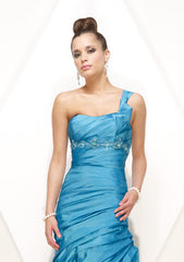 One Shoulder Slim A-Line Formal Prom Evening Dress HB136A