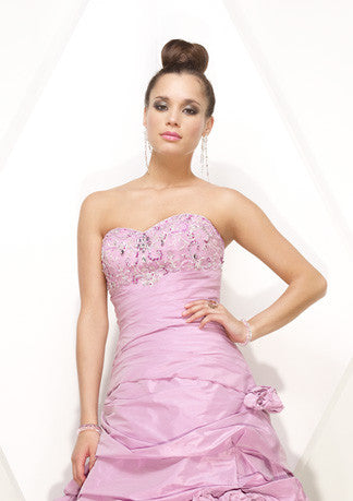 Lilac Pink Strapless Ball Gown Home Coming Formal Prom Dress HB151A