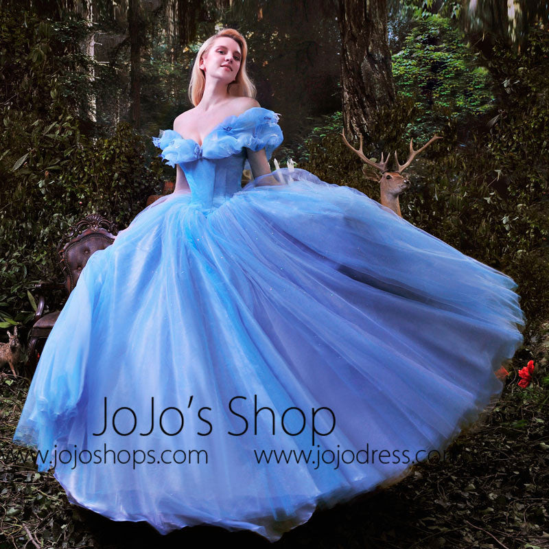 Cinderella Ball Gown Evening Dress G8020 Custom Size / Blue