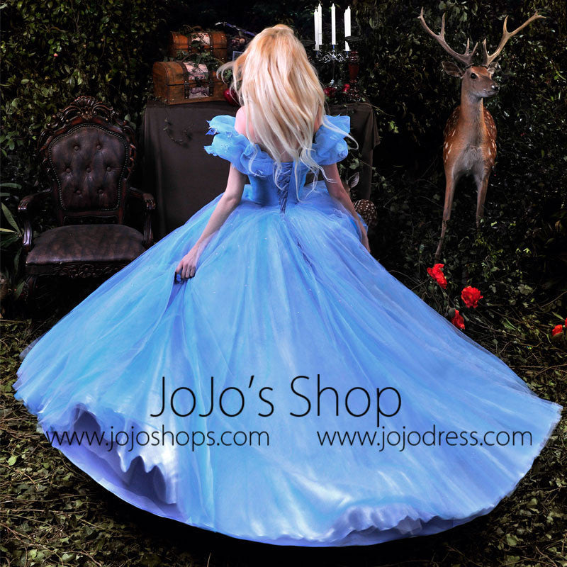 Cinderella Ball Gown Evening Dress G8020 Custom Size / Blue