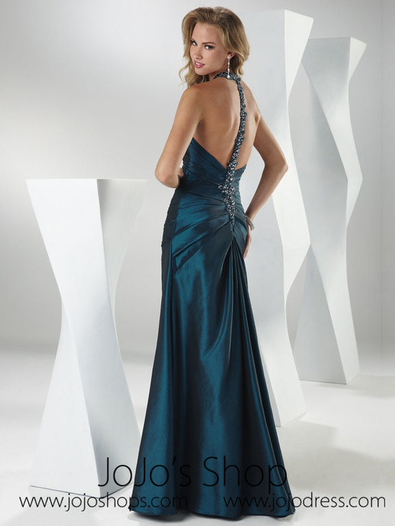 Blue Teal Strapless Graduation Prom Formal Dress HB2014C – JoJo Shop