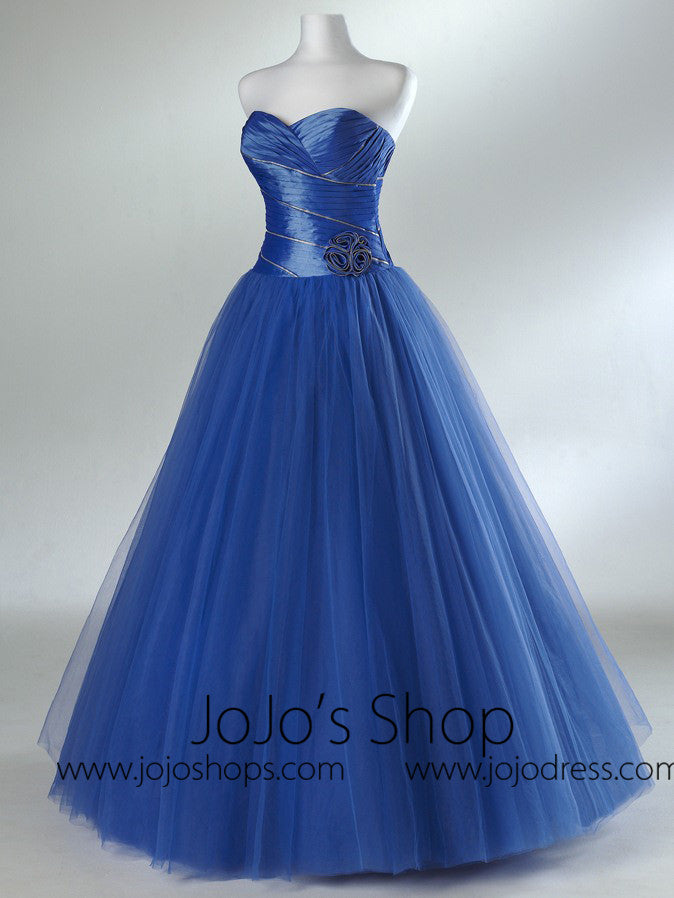 Blue Home Coming Prom Formal Dress HB2018C