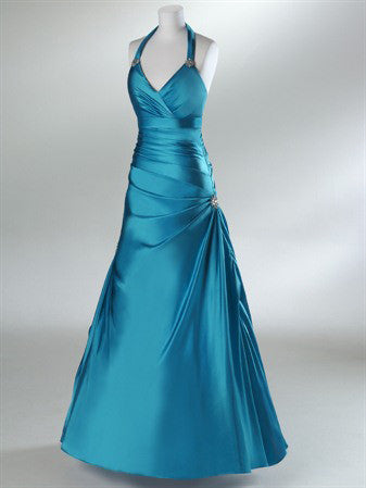 Halter Military Ball Gown Formal Prom Dress HB2027B