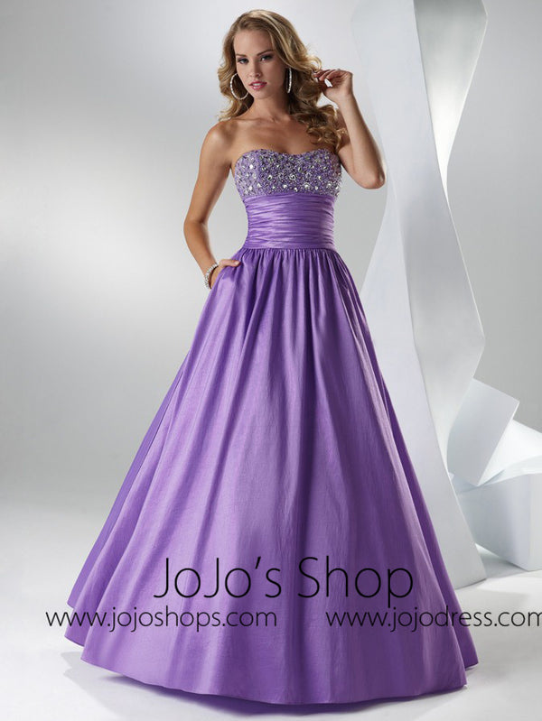 Purple Graduation Ball Gown Sweet Sixteen Dress HB2030C