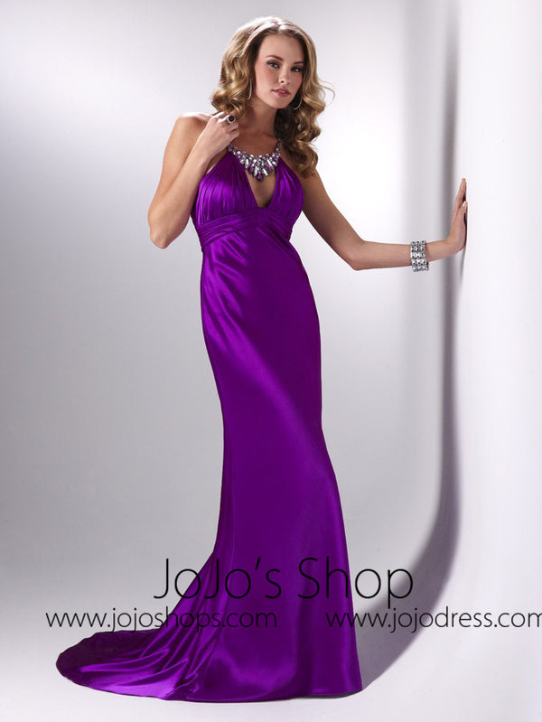 Purple Sexy Hot Sleek Prom Formal Evening Dress HB2031B