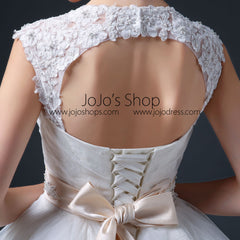 Princess Ball Gown Dress with Keyhole Back CC3009