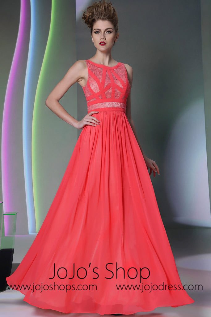 green emerald velvet dress Watermelon Red Jewel Neck Formal Prom Evening Dress DQ830955
