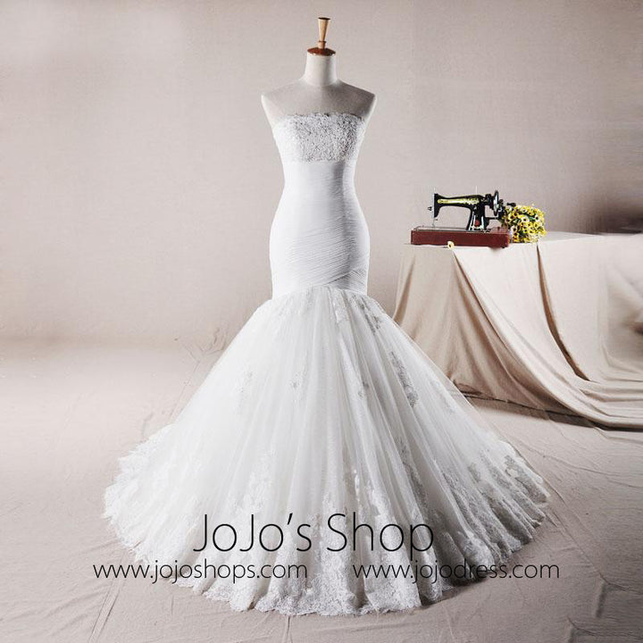 Exquisite Fit and Flare Lace Wedding Dress