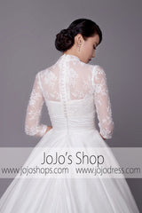 Modest Dress with Mandarin Collar and Long Sleeves | G2005