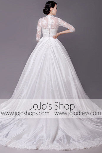 Modest Dress with Mandarin Collar and Long Sleeves | G2005